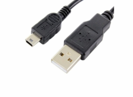Datový kabel Forever USB/miniUSB 1m 1A černý