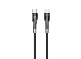 Datový kabel Forever Sleek USB-C/USB-C 1m 100W černý