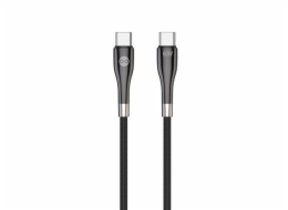 Datový kabel Forever USB-C/USB-C 1m 60W černý