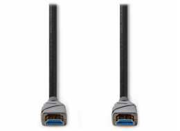 NEDIS aktivní optický High Speed HDMI 2.0 kabel s ethernetem/ 4K@60Hz/ zlacené konektory HDMI-HDMI/ černý/ BOX/ 30m