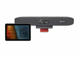 Poly Studio - Pro Microsoft Teams - Small Room Kit - souprava pro video konference (Poly Studio R30 video bar, dotykový ovladač Poly GC8) - certifikováno pro Microsoft Teams, certifikováno pro Zoom - 