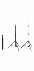 Puluz Puluz Tripod Set/Stativ pro montáž fotografických pozadí 2x3m + fotografická pozadí 3ks PKT5205