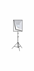 Studiová sada Puluz softbox 50x70cm, stativ, LED žárovka 4 ks PU5071EU