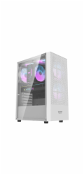 Počítačová skříň Darkflash A290 + 3 ventilátory (bílá)