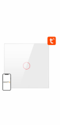 Smart Light Switch ZigBee Avatto ZTS02-EU-W1 1 Way TUYA (white)