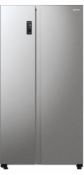 Gorenje NRR9185EAXL lednice s mrazničkou (vedle sebe) Stojací 550 l E Stříbrná