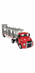Remote-controlled truck 1:26 Double Eagle (red) (Car Transporter) E583-003