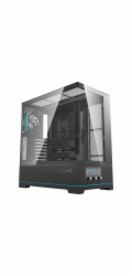 Počítačová skříň Darkflash DY451 PRO s ventilátorem (černá)