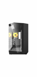 Počítačová skříň Darkflash DY470 se 4 ventilátory (černá)
