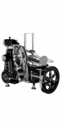 Berkel Volano B2 schwarz fiorato Aufschnittmaschine