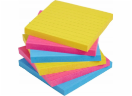 Post-it® Super Sticky XL, KARNEVAL, linkovaný, 101x101mm, 6x90 karet.