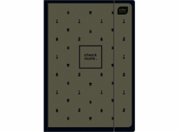 Interdruk Folder s gumičkou A4 + Soft Touch Chess