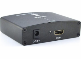 Lindy AV adaptér HDMI - D-Sub (VGA) + Jack 3,5 mm černý (38165)