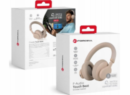ForCell FORCELL F-AUDIO bezdrátová sluchátka ANC Touch Beat růžová