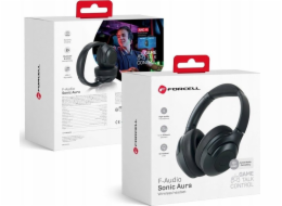Sluchátka ForCell FORCELL F-AUDIO bezdrátová sluchátka přes uši ANC Sonic Aura černá
