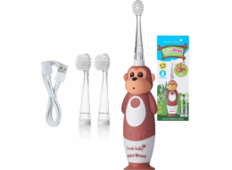 Brush-baby WildOnes Monkey Brown zubní kartáček
