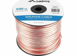 Lanberg kabel Lanberg reproduktorový kabel 2x1,0 100 SC-2X10-10CC-1000-TR