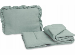 SET KOČÁRKU Sensillo MUSLÍN - KHAKI