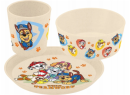 Koziol Sada dětského nádobí: talíř, miska, šálek CONNET Paw Patrol, KOZIOL