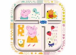 Koziol Výukový talíř + kostky, EASY EATER PEPPA PIG G, KOZIOL
