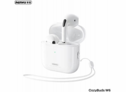 Remax sluchátka Bluetooth sluchátka REMAX TWS W6 WHITE BT 5.3