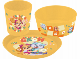 Koziol Sada dětského nádobí: talíř, miska, šálek CONNET Paw Patrol, KOZIOL