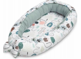 Sensillo COCOON MUSLÍN JEŽEK EMERALD 80x45