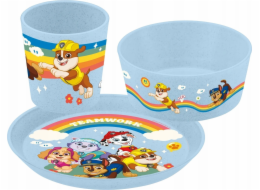 Koziol Sada dětského nádobí: talíř, miska, šálek CONNET Paw Patrol, KOZIOL
