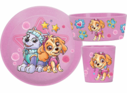 Dětská jídelní souprava Koziol CONNECT PAW PATROL z organického materiálu