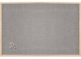 Informační tabule Zeller, 60 x 80 cm, len, ZELLER