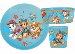 Dětská jídelní souprava Koziol CONNECT PAW PATROL z organického materiálu