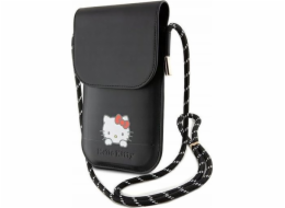 Sourcing Hello Kitty kabelka HKOWBSKCDKK černá/černá kožená kabelka pro denní snění
