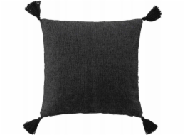 Douceur d`Interieur Dekorativní povlak na polštář do obývacího pokoje JANNA, s třásněmi, bavlna, 40 x 40 cm Douceur d`Interieur Dekorativní povlak na polštář do obývacího pokoje JANNA, s třásněmi, bavlna, 40 x 40 cm