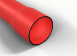 Q-Systems Cable Q Systems QRG 160/8.0 EKO plášťová trubka s hrdlem, hladká, červená
