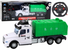 LeanToys dálkově ovládané popelářské auto RC Zelená světla zní
