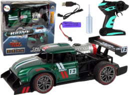 Dálkové ovládání LeanToys Car Sports R/C 1:16 Green Water Steam
