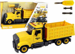 LeanToys Auto Truck k sestavení Sounds Yellow