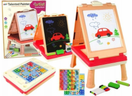 LeanToys 3v1 multifunkční oboustranný stolní stolní herní stůl Chinese