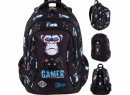 ulice Majewski BATOH 27X38X13 1ZAM 4KAPSY STRIGHT BLUE GAMER