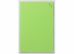 NAGA Skleněná magnetická tabule světle zelená 40x60 (10550N)