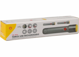 Svítilna Koopman TAKTICKÁ HLINÍKOVÁ BATERKA 15 CM SHELL USB