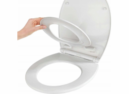 Bidetové sedátko Geberit Bílé WC sedátko a dětské sedátko, soft-close, snadná instalace, Fix-Clip, dětské sedátko, sada, bílá