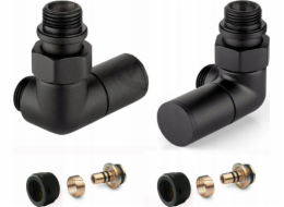 APM 230KNN015M16,12 SADA VČ. TEPLO. HORNÍ AXIÁLNÍ MATNÁ ČERNÁ VŠE + PLN. PRO PEXAL 16 // G.ZT.KPL.OS.CZ/MAT/ANGLE-PEX