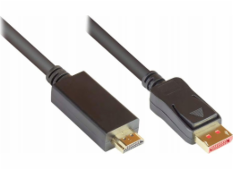 Alcasa AV adaptér Alcasa DP14-HDMI10 Kabelový adaptér 10m DisplayPort HDMI černý