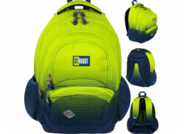 ulice BATOH Majewski 30X42X17 3ZIP 4KAPSY STRIGHT CITRON GRADIE