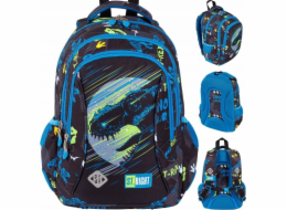 ulice BATOH Majewski 27X39X12 1ZAM 4KAPSY STRIGHT DINOSOUR FO