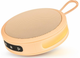 Reproduktor BigBen Bluetooth reproduktor Big Ben Party Nano podsvícení 15W pastelově oranžové