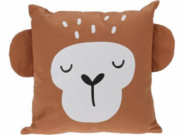 Home Styling Collection SAFARI plyšový polštářek s ušima, bavlna, 40 x 40 cm