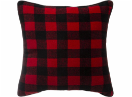 Bertoni-arco červený kostkovaný polštář, polyester, 45 x 45 cm