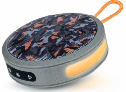 Reproduktor Big Ben Bluetooth reproduktor Big Ben Party Nano podsvícení 15W Camo Grey Orange